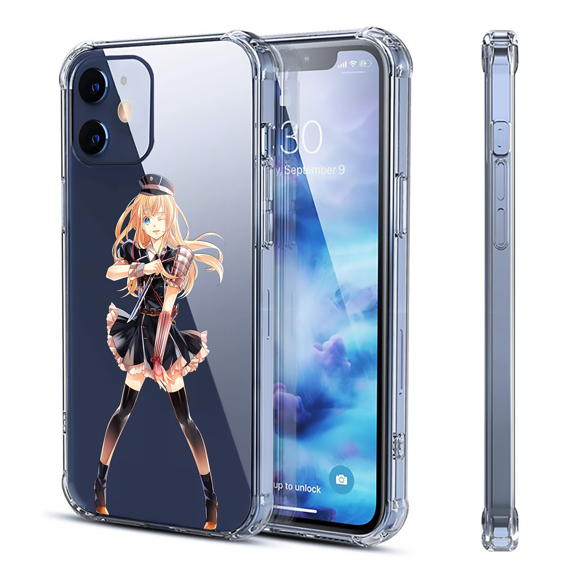 （画像用） 刀剣乱舞 Touken Ranbu 【iPhone 12シリーズ対応】透明スマホケース（クリアソフトケース）